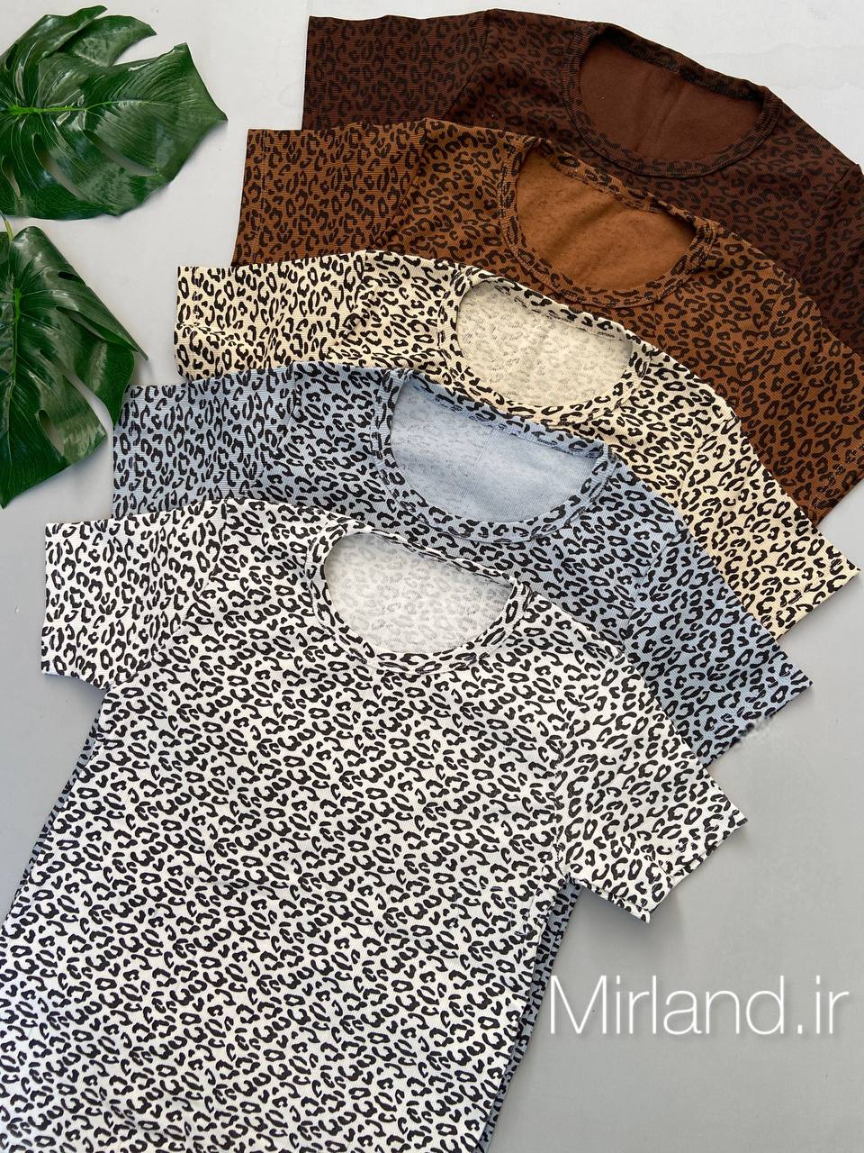 تیشرت پلنگی قواره دار